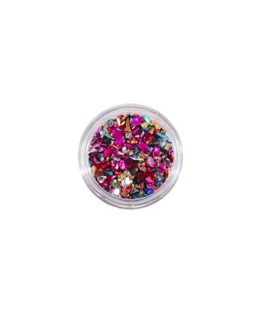 dijiusidy Nail Art Crushed Glass Stones Irregular Glitter Crystal Fragment DIY Rhinestone Fillers Mobile Phone Jewelry Making Mixed Color