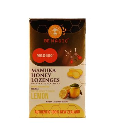 Buy Manuka Honey + Lemon Lozenges | Soothing Natural Relief | International Shipping Available - Buy Online on GoSupps.com