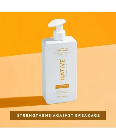 Buy Native Strengthening Shampoo - Almond & Shea Butter Sulfate & Paraben Free 16.5 oz | International Shipping Available - Buy Online on GoSupps.com