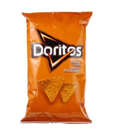 Doritos Zesty Cheese Tortilla Chips 255g Imported from Canada Cheese 8.99 Ounce (Pack of 1)