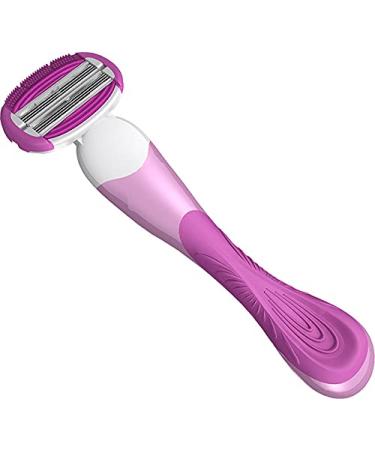 6-Blade Women's Razor Kit - Flex Head Handle + 24 Refills | The Perfectionist Shaving Kit for Smooth Effortless Shaving - Buy Online on GoSupps.com