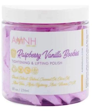 Amnh Raspberry Vanilla Boobies Butter (8 Fl Oz) - Moisturizing Body Cream for Soft Skin | International Shipping Available - Buy Online on GoSupps.com