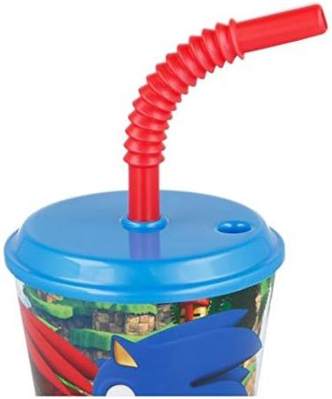Buy ILS I LOVE SHOPPING Sonic Sports Cup 430ml with Straw - Durable Plastic Drinkware for Kids | International Shipping - Buy Online on GoSupps.com