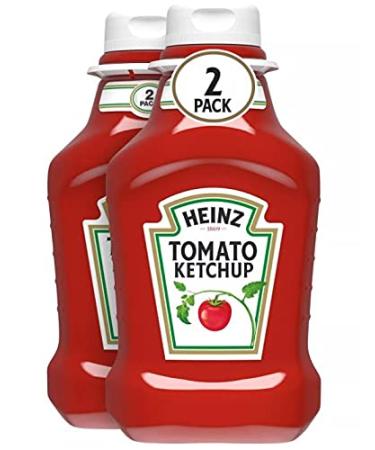 Concession Essentials Heinz Tomato Ketchup, 88 Ounces (Two 44 Oz Plastic Squeeze Bottles) (CE 44oz Ketchup 2 Pack) 44 Oz Bottle (2 Pack) Tomato Ketchup