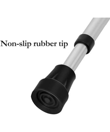 Adult Underarm Crutches Portable Folding Aluminum Forearm Crutches Adjustable Canes for 55-75 Inch Height Canes Independence - Buy Online on GoSupps.com