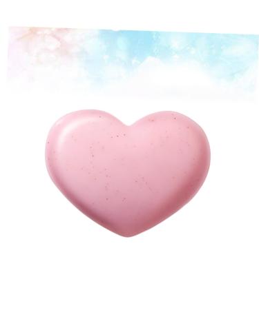 FRCOLOR Handmade Pink Heart-Shaped Soap | Scented Bath & Hair Soap | Cleansing & Moisturizing Soap for All Skin Types - 1 Count - Buy Online on GoSupps.com