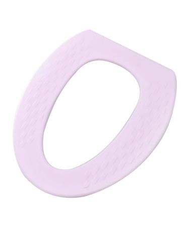 Maxmartt Toilet Seat Cushion, Toilet Seat Cover Waterproof EVA Toilet Seat Cushion, Reusable Warm Soft Pad,Bathroom Supplies(Color : Pink)