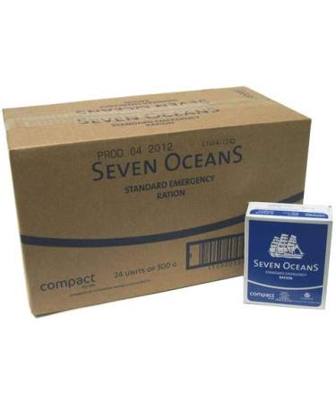GCRieber 24 x Seven Oceans Standard Emergency Ration 12000g - Nutritious Long-lasting Ideal for International Shipping - Buy Online on GoSupps.com