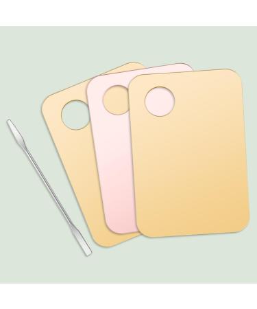 FOMIYES Palette de Maquillage pour Fond de Teint 3 Pi ces avec Spatules Argent es Palette Rose Dor e et Acrylique Transparente Outil Cosm tique pour Femmes Utilisation Professionnelle - Buy Online on GoSupps.com