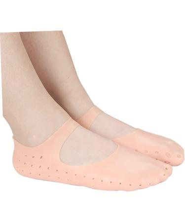 minkissy 6 Pairs Foot Softening Socks moisturizing Sleeves Floor Socks Silicone Socks Foot Care Heel Sleeve for Plantar Elastic Boat Socks Beach Socks SEBS Socks Protection Jacket - Buy Online on GoSupps.com