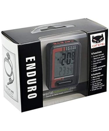 Cateye Enduro CC-ED400 Black Computer - Advanced Cycling Tracker - Buy Online on GoSupps.com