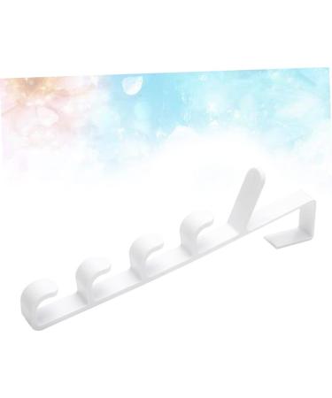 Zerodeko 3pcs 5 Door Hanging Rack Hooks Towel Hook White Multifunction medium White - Buy Online on GoSupps.com
