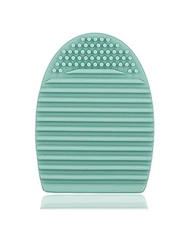 Eco-Friendly Silicone Makeup Brush Cleaner - Green Cosmetic Clean Tool Egg for Easy Cleaning - Buy Online on GoSupps.com