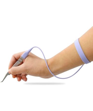 FRCOLOR Lash Separator Tweezers Silicone Bracelet Lash Tweezers Bracelet Tweezers Wrist Band Strap Tweezers Holders Bracelet Beauty Accessory Tweezer Delighter Purple Silica Gel - Buy Online on GoSupps.com