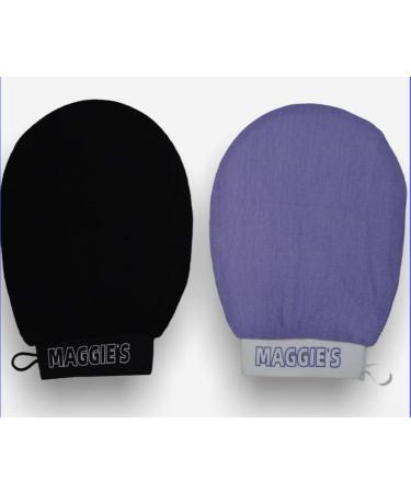 Maggie s Deep Exfoliating Mitt Body Scrub for Soft Skin Exfoliating Glove & Skin Cleanser - Part of the Best Skincare Kit for Women & Men - Cleanse Dead or Dry Skin - Exfoliator Tool 2 Count - Buy Online on GoSupps.com