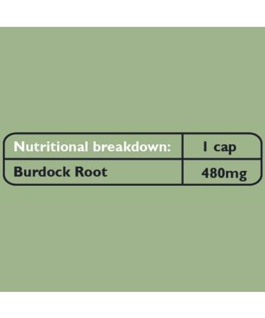 Fushi Organic Burdock Root (Arctium) Capsules 60 Caps | Fresh-Ground Whole Food | Indigenously Sourced Ethical Vegan Made in The UK - Buy Online on GoSupps.com