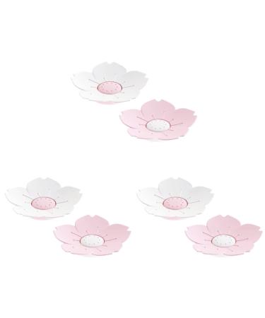Cabilock 6 Pcs Soap Dish Cherry Blossoms Child Cartoon Picture 1x3pcs Size1x3pcs