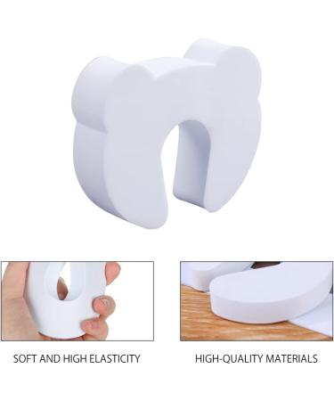 Kids Foam Door Stop 6PC Set - Baby Safety Finger Guard (White) - Buy Online on GoSupps.com