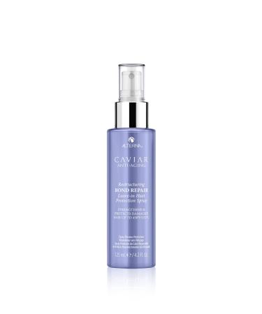 Alterna Caviar Anti-Aging Restructuring Bond Repair Leave-in Heat Protection Spray, 4.2 Fl Oz | Strengthens & Protects Damaged Hair