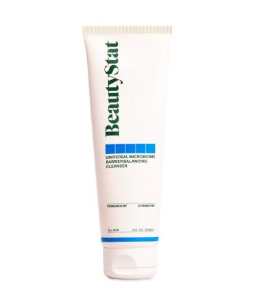 BeautyStat Universal Microbiome Barrier Repair Purifying Cleanser - Gentle Detoxifying Cleanser with Medical Grade MicroSilverBG to Protect Skin and Promote a Healthy Radiant Glow (4oz /120ml) 5 Ounce (Pack of 1) No Color