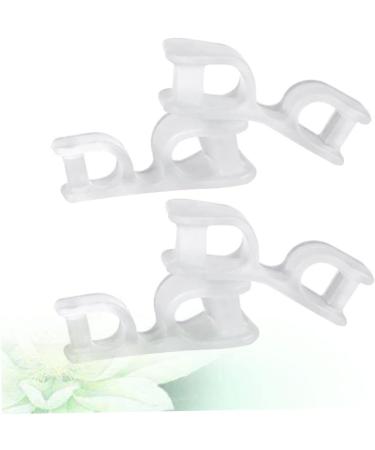 Hemoton Thumb Splints Retainer Holder Thumb Protector 4 Pair Orthopedic Toe Corrector Toe Spacers Toe Splints Buion Toe Separators Hallux Valgus Corrector Toe Straightener Bracket Splitter - Buy Online on GoSupps.com