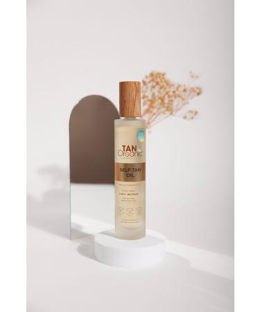 TanOrganic Self Tanning Oil 100ml - Certified Organic, Vegan Formula | Natural Fake Tan - Buy Online on GoSupps.com