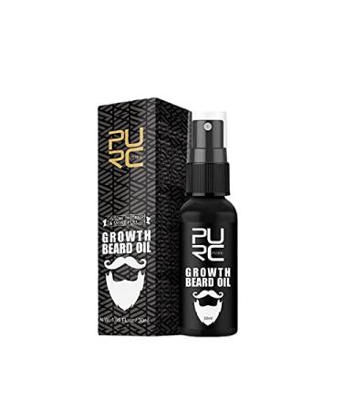 PURC Beard Oil Grow Beard Thicker & More Fully Thickened Hair Beard Oil for Men Beard Care Treatment Beard Care