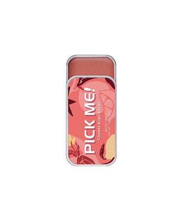 miduoidn 10g Matte Blush Long Lasting Make Up Natural 3 in 1 Blusher Eyeshadow Lipstick Pocket Eyes Lips Cosmetics Accessories Type 5