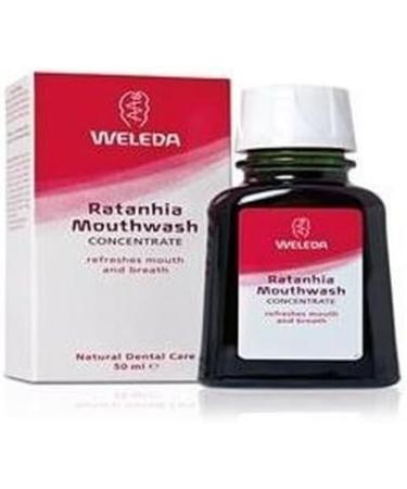 Buy Ratanhia Mouthwash Bundle (4 x 50ml) | Weleda - Natural Oral Care for Fresh Breath - Buy Online on GoSupps.com