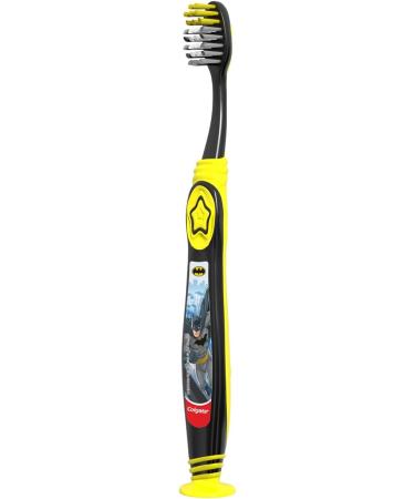 Colgate Batman Kids Toothbrushes with Suction Cup | Extra Soft Bristles | Pack of 4 | Ages 5+ | Children's Oral Care - Buy Online on GoSupps.com