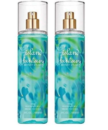 Britney Spears Island Fantasy Fragrance Mist 8 Ounce (Pack of 2) 8 Fl Oz (Pack of 2)