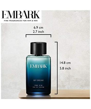 EM'BARK My Dream Perfume for Men | Premium Eau de Parfum | Woody and Marine Fragrance | 100ml (3.4 Fl Oz) - Buy Online on GoSupps.com
