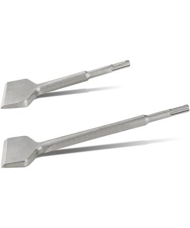 SDS Plus Chisel Tile Chisel Bits - 2PCS 3 Inch Wide & Angled Bent Concrete Tile Removal Chisels for Hammer Drills - Thinset Removal Chisel Bits (3X 6.5 + 3X 10) - Buy Online on GoSupps.com