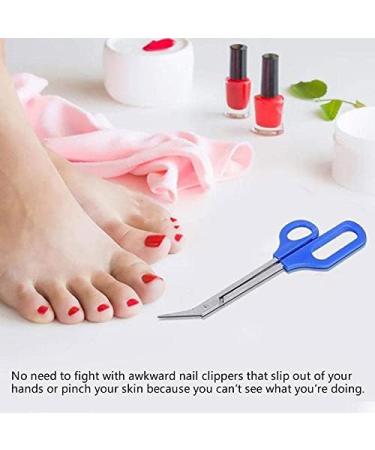Sandbros Extra Long Thick Toe Nail Scissors Clippers Cutters Chiropody Podiatry 8"-Nail Scissors - Long Handled Sharp Nail Clippers Cutters for Fingernail & Toenail - Buy Online on GoSupps.com