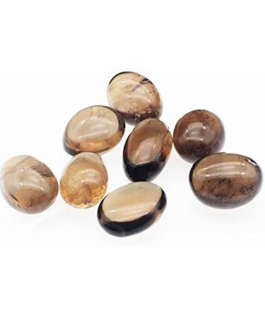 1pc Natural Smoky Quartz Tumbled Stone Crystal Polished Minerals Palm Stone for Party Gift Decoration Full of Texture - Buy Online on GoSupps.com