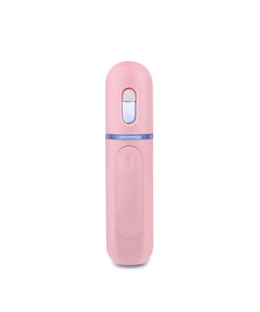 Nano Facial Mister, UrChoice Cool Mist 30ml Facial Handy Mist Sprayer - Support Adding Toner and Pure Milk, Moisturizing & Hydrating for Skin Care, Makeup, Eyelash Extensions(Pink)