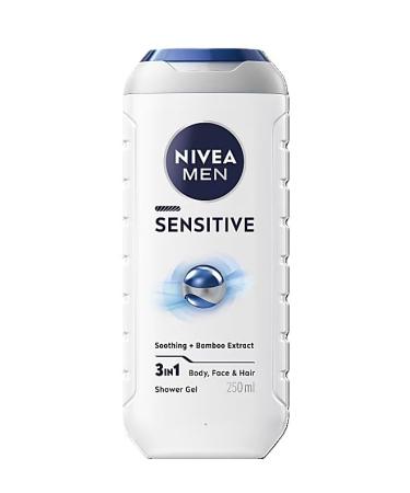 NIVEA '6 x Nivea Men's Sensitive Shower Gel - 250 ml