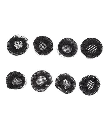 LALAFINA Bun Hair Net Black Dancers Women Dance Accessories Style Nets Bank Lightweight Mixed Holder Bun Invisible Dancer Black Holders Comfortable Holding Hairnets Hair Snoods Clerk with Nurse Cover