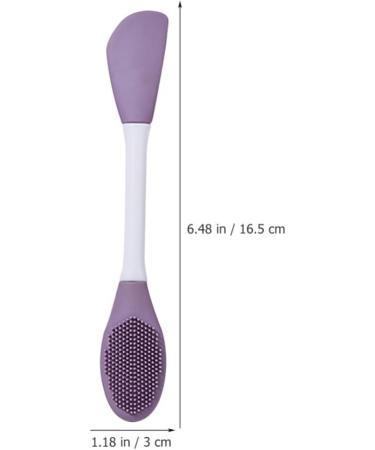 minkissy Silicone Wash Scrubber Scruber Facial Cleanser Tool Facial Scrubber for Cleaning Scrubber Tools Wash Brush Brush Plastic Applicator Brush Double Head - Buy Online on GoSupps.com
