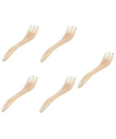 Tovinanna 5st scratch comb circulatory comb energy room Sleek Starrisus teeth hair shampoo hairbrush head scratches massager whisk sustainable combs old -fashioned scraps head brush resin