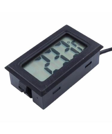 Mini Thermometer with Probe for Aquarium & Water Tank - Digital Temperature Display 1m-5m Black Cable - Buy Online on GoSupps.com