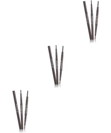 VINTORKY 3pcs 2 1 Eyebrow Pencil Brush Rotate Eyebrow Pencil Brow Brush Double Headed Eyebrow Braider Tool - Buy Online on GoSupps.com