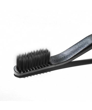 HippoCrate Charcoal Toothbrush - Dentist Approved with Soft Bristles (4 Counts) - Buy Online on GoSupps.com