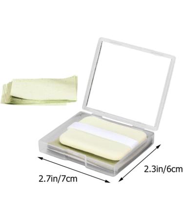Milisten Oil Absorbing Sheets for Face Natural Oil Blotting Sheets Paper 150 Sheets Green Tea Blotting Paper for Oily Skin with Portable Mirror Case & Makeup Puff - Buy Online on GoSupps.com