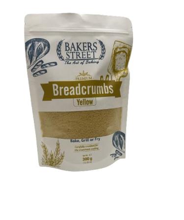 Bakers Street | Yellow Breadcrumbs 2X300g Packets (600g) | Pure Yellow Colour Breadcrumbs Make Crunchy and Tasty