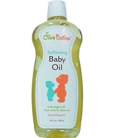 Olive Babies Softening Baby Oil  12 fl.oz