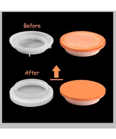 BABORUI Silicone Concrete Candle Jar Molds with Lids - Cylinder Candle Vessel Cement Molds for Candle Making Supplies - Buy Online on GoSupps.com