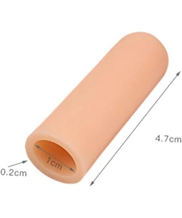 FOMIYES Finger Sleeve Protectors - Sports Finger & Toe Caps for Injury Support - Thumb & Nail Protection White - Buy Online on GoSupps.com
