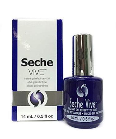 Seche Vive Gel Effect Top Coat 0.5 Ounce by Seche Vite