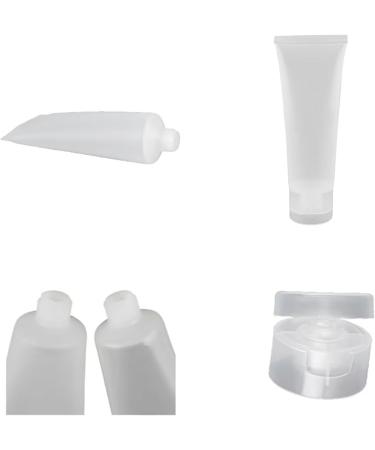 Qyzt 20-Pack 30ml Refillable Travel Tubes for Cosmetics - Soft Plastic Sample Bottles with Hinged Lid for Lotion Shampoo Shower Gel & More - Buy Online on GoSupps.com